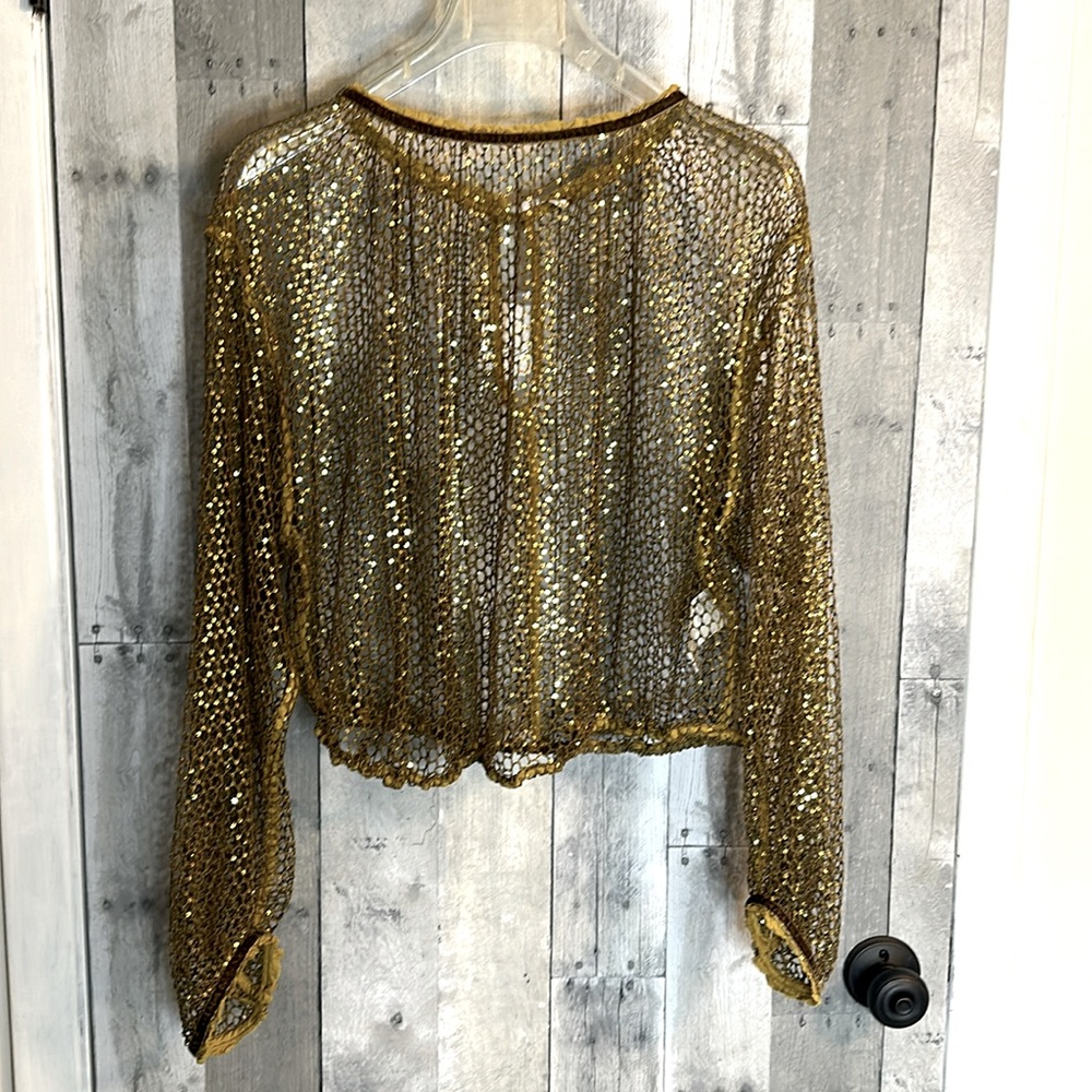 Free people Sparks Fly sequin top NWT S